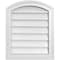 Ekena Millwork Arch Top Surface Mount PVC Gable Vent: Functional, w/ 2"W x 1-1/2"P Brickmould Frame, 18"W x 22"H GVPAR18X2202SF - alternate 1